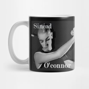 Sinead O' Connor Black White Mug